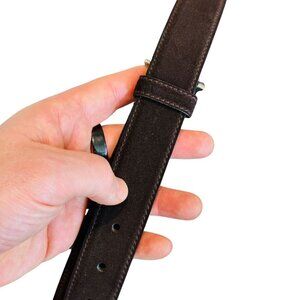 Prada Suede Belt (chocolate brown)